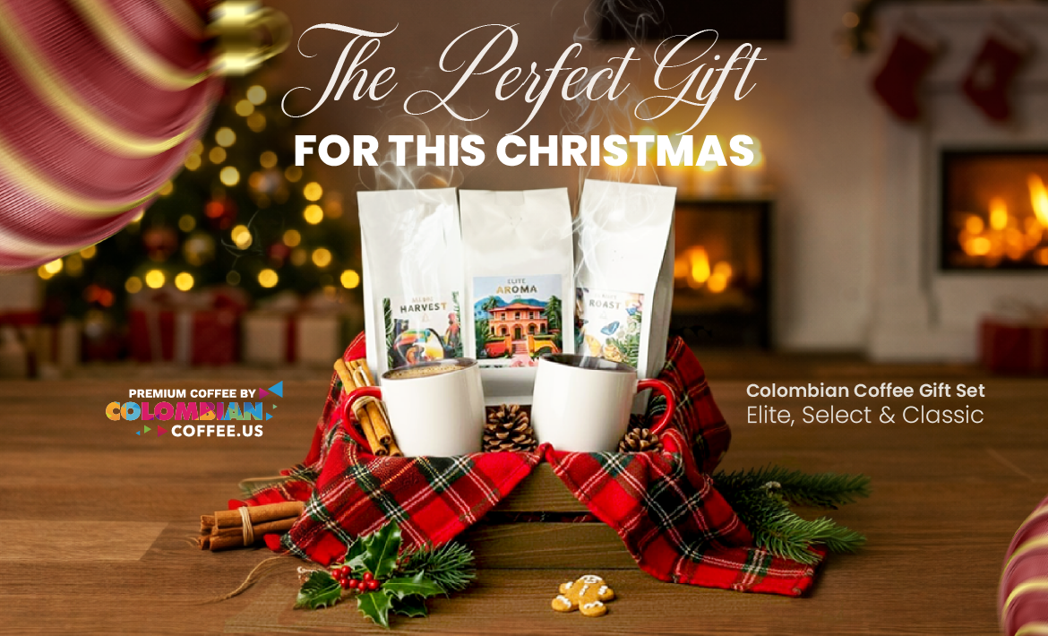 Holiday campaign web banner - Colombian Coffee Gift Set